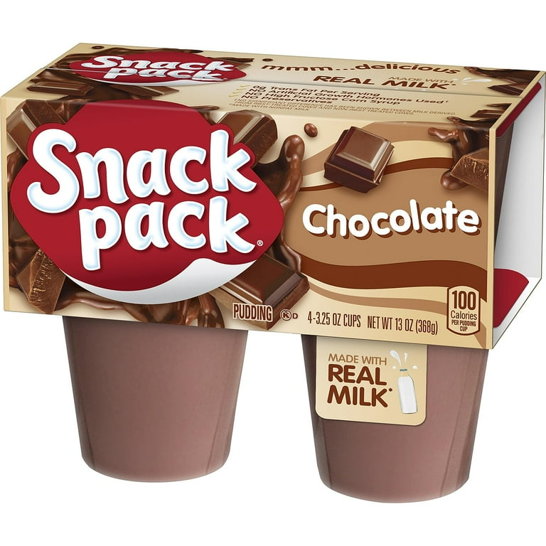 Pudding Cups, Chocolate, 3.5 oz Cup, 48/Carton Pudding Cups, Chocolate, 3.5 oz Cup, 48/Carton