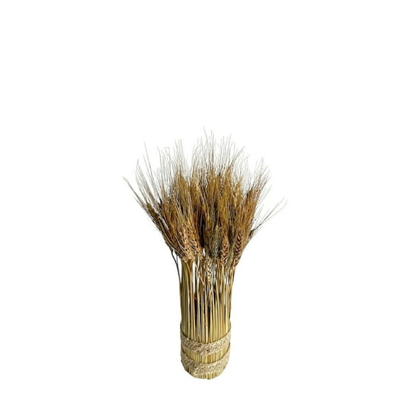 BIDK Home Round Wheat Grass Bunch Artificial Plant - 15.75" - Brown