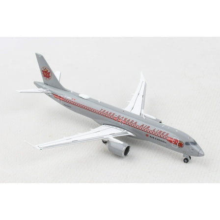 Airbus A220-300 Commercial Aircraft "Trans-Canada Air Lines" Gray with Red Stripes 1/400 Diecast Model Airplane by GeminiJets