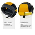 thumbnail image 6 of YRLLENSDAN Gaming Chair Comfy Computer Chair Heavy Duty Gaming Chair Adjustable PU Leather Office Desk Chair Cheap Rolling Gaming Chair Gamer Chair for Adults, Yellow (PIT), 6 of 8