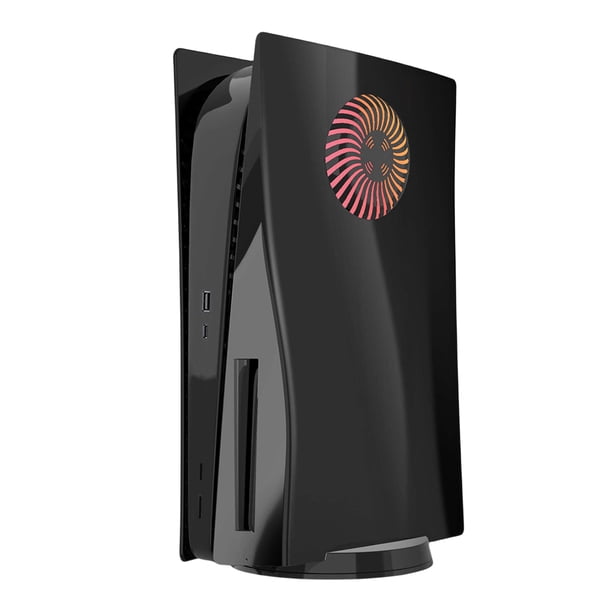 Ndcxsfigh Placa Frontal Galvanizada Carcasa Protectora Consola A Prueba Golpes ABS (negro)