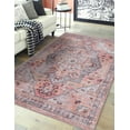 thumbnail image 3 of Unique Loom Mangata Collection Area Rug - Melodie (5' 3" x 8' Rectangle Apricot and pink/Gray), 3 of 12