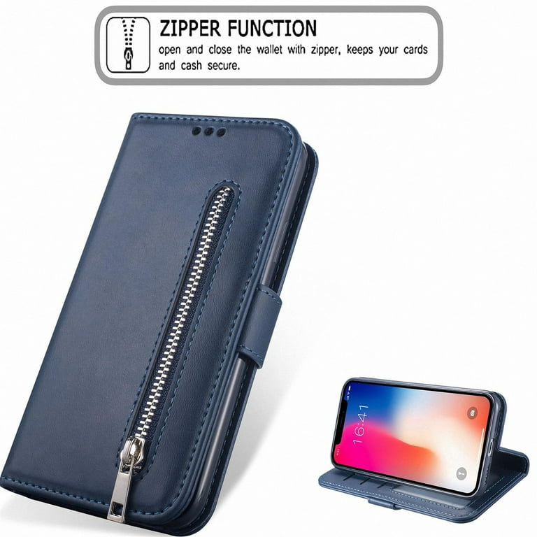 Apple iPhone XR Crossbody Bag Case, Dteck Zipper Pocket Credit