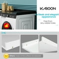 thumbnail image 3 of Kaboon Washer Dryer Countertop with Edge Rails, 27.5" x 54", Black, 3 of 6