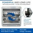 thumbnail image 4 of iPower 10-inch 705CFM Shutter Exhaust Fans Aluminum Kits High Speed Fan, 4 of 7