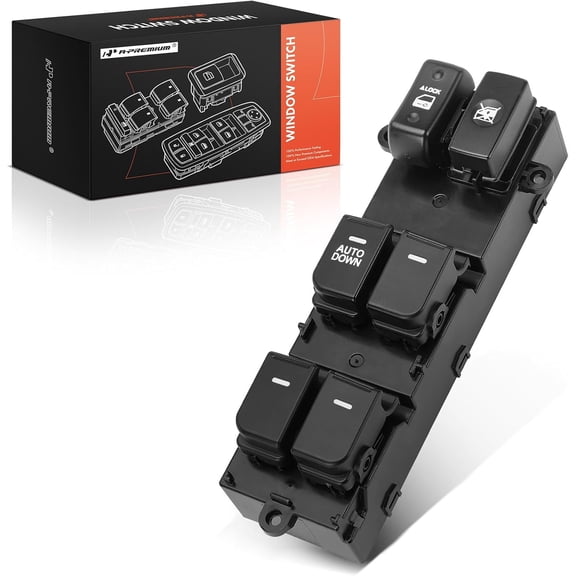 A-Premium Master Power Window Switch Compatible with Kia Soul 2010 2011 2012 2013, Front Left Driver Side