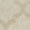 thumbnail image 5 of Nourison Easy Care Indoor/Outdoor Cream 5' x 7' Area Rug (5x7), 5 of 9