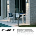 thumbnail image 4 of 1646SK-LL Hinkley Lighting Atlantis - 1 Light Small Outdoor Down Light Wall Lantern in Modern Style - 9 Inches Wide by 6 Inches High-Satin Black, 4 of 13