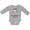 AC-Heather Grey, variant on Inktastic Future Ballerina Girls Dance Girls Long Sleeve Baby Bodysuit