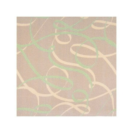 Joy Carpets Ribbons - Joy Rugs Ribbons Machine Tufted - Cut Pile Green 5'4