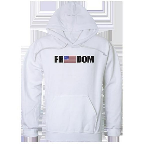 Freedom Graphic Pullover Sweatshirt, White - Medium