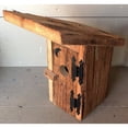thumbnail image 4 of home bazaar chester county mushroom wood outhouse bird house, 4 of 5