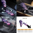thumbnail image 6 of Jeiento Galaxy Sky Butterfly 11 Pack Car Seat Covers Set for Women Men, with Headrest Covers Keychain Coasters Gear Shift Knob Cover Handbrake Cover Universal Fit for SUV Truck Van, 6 of 7