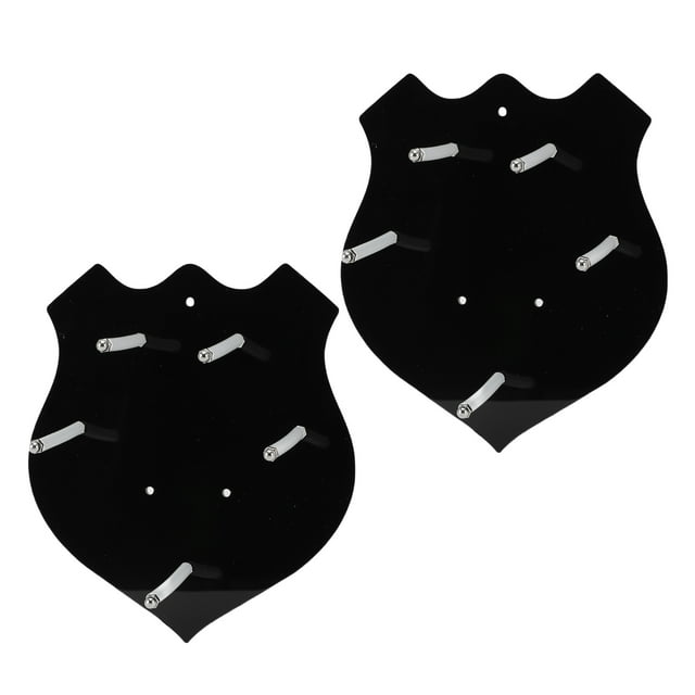 Monte 2pcs Espada Pared Montura Acrílico Soporte de Colgilla de Colgilla de Colgilla de Colgilla Múltiple para decoración