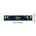 thumbnail image 1 of Black Banner with Cheers to 45 Years Text, Party Decorations Backdrop, Perfect for Anniversary Party Celebration Photography Props Event Decor Background Party Supplies, 1 of 4