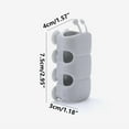 thumbnail image 4 of AuroraX Wall Mount Shower Head Holder for Hand Held,White Small Shower Head Holder with Suction Cup Detachable Easy Installation, 4 of 4