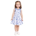 thumbnail image 2 of The Little Mermaid Ariel Toddler Girls Allover Print Graphic Tank Dress, Sizes 12M-5T, 2 of 7