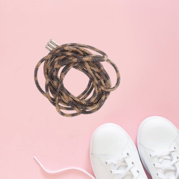 Homoyoyo Rhinestone Shoe Laces for Sneakers Multi 1 Pair 47.2in