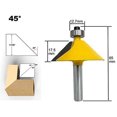 thumbnail image 7 of 5Pcs/Set 8Mm Countersink Chamfer Router Bit 11.25 15 22.5 30 45 Degree Countersink For Woodworking Woodworking Tools, 7 of 7