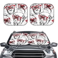thumbnail image 2 of Disketp 2 Piece Monkey Pattern Windshield Sunshades,Folding Windshield Sun Shade For Car Suv Trucks Sedan,Blocks Uv Rays Sun Visor Protector-Large, 2 of 7