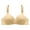 bras for women plus size-Beige, variant on Homenesgenics Bras for Women Plus Size Sports Bra Women Bra Large and Thin No Wire Wireless Wirefree Comfortable with Side Folding and Fading Full Cup Bra Beige L