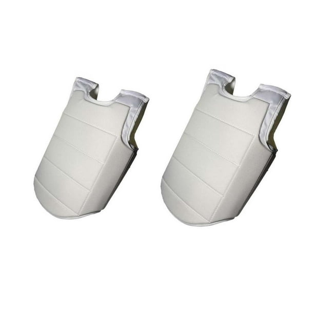 2x Karate Chest Protector Guard Chaleco protector de pecho ajustable para jóvenes, M XS Cola Protector de pecho de kárate