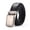 Black-1, variant on Men's Automatic Ratchet Belt, 33.49"-61.02" Plus Size Business Dress Belt, 1.38 Inch Wide Leather Belt, Black & Brown Strap, Black & Silver Buckle