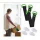 thumbnail image 5 of Correas negras para mover y levantar muebles, cajas, construcción de edificios, correas de elevación (2 piezas), 5 of 5