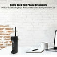 thumbnail image 4 of Vintage Cell Phone Prop, Old Fashioned Brick Mobile Phone Model With Numeric Keypads, Retro Brick Cell Phone Ornament Vintage Cellular Phone For Family Decoration Photographic Prop, 4 of 8