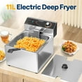 thumbnail image 2 of SPECSTAR 1700W 20 QT Electric Deep Fryer with 11.6 QT Removable Basket, Overheat Protection and Temperature Control for Commercial and Home Use, 2 of 7