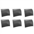 thumbnail image 1 of 6X Protector de Reposacabezas de Piel Sintética Antideslizante para Silla Reclinable, de Reposacabezas para Fundas de Muebles, Color Negro, 1 of 4