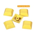thumbnail image 4 of Unique Bargains 1U Blank Keycaps, 10 Pack Universal PBT Keyboard Replacement Accessories for MX Mechanical Keyboard, Yellow, 4 of 6