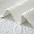 thumbnail image 4 of Mainstays King White Quilted Bedding Stitched Corded Quilt, 4 of 8