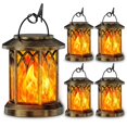 thumbnail image 1 of Farol solar KOOPER con llama parpadeante mejorada, 4 unidades, 1 of 7