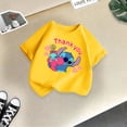 thumbnail image 5 of Vestido con estampado de Disney Summer Street, camiseta de algodón con puntadas para bebé, para niños y niñas, cómoda camiseta de manga corta con cuello redondo, 5 of 5