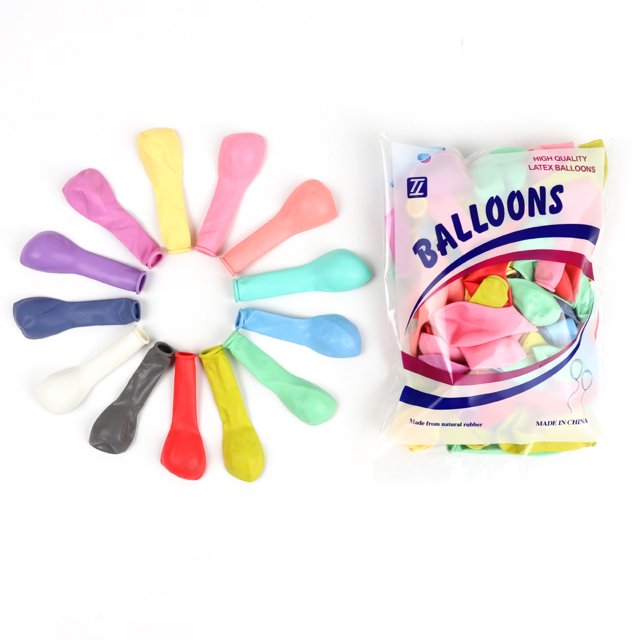 Globos de látex pastel, grandes, redondos, macaron, color caramelo, arco iris, varios colores, biodegradables, a granel, helio, gas o aire inflado para niños, fiesta de cumpleaños, suministros de deco Kaili Sencillez
