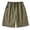 Army Green, variant on Rove Studio Women’s Quick Dry Casual Athletic Shorts, Elastic Waist with Pockets, Summer Straight Leg Bermuda Shorts Light Blue XL