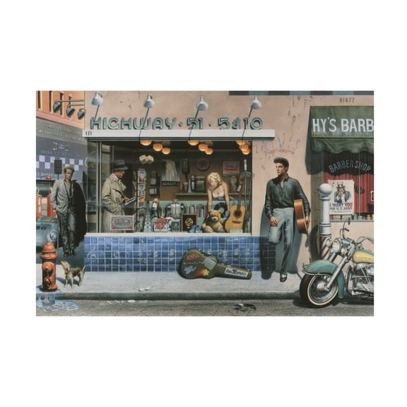 Chris Consani 'Highway 51' Canvas Art