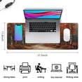 thumbnail image 5 of Happy Thanksgiving Large Gaming Mouse Pad Extended Mousepad Gaming with Stitched Edges, Non-Slip Base, Water Resist Keyboard Pad for Gamer, Office & Home, 31.5 X 11.8 in, 5 of 7
