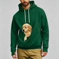 thumbnail image 2 of Harcomeey Pet Carrier Hoodies for Men,Oversized Long Sleeve Cozy Soft Pet Hooded Sweatshirts with Pocket Fall Clothes, 2 of 8
