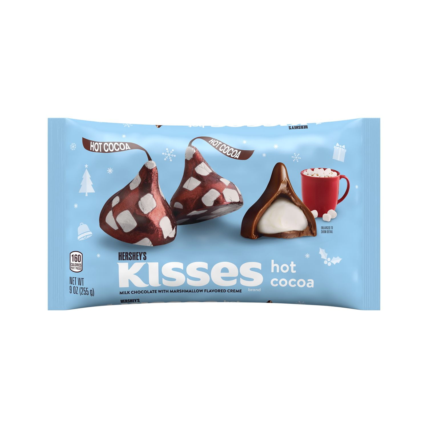 Buy HERSHEYS, KISSES Hot Cocoa Milk Chocolate with Marshmallow Flavored
