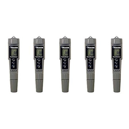 LaMotte Salt/TDS/Temp Tracer Meter PockeTester 5 Pack for Swimming Pools & Spas