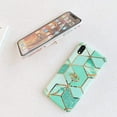 thumbnail image 3 of Compatible with iPhone XR Case,Marble Case Cute Fashion for Men Women Girls with 360 Degree Rotating Ring Kickstand Soft TPU Shockproof Cover Designed for iPhone XR 6.1" Green, 3 of 14