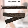 thumbnail image 6 of Unique Bargains 2pcs Fastener Band, Velvet for Securing Wigs,Adjustable, No Slip, Hold Hair Back Deep Coffee Color, 6 of 7