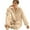 Beige, variant on SwiftWear Women's Silk Pajama Set with Plush Cuffs - Cozy Sleepwear & Loungewear Long Sleeve Top and Pants, Soft Casual Style Pjs Beige
