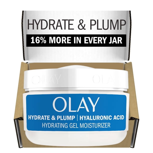 Gel hialurónico Olay Plump & Hydrate para piel seca, 60 ml