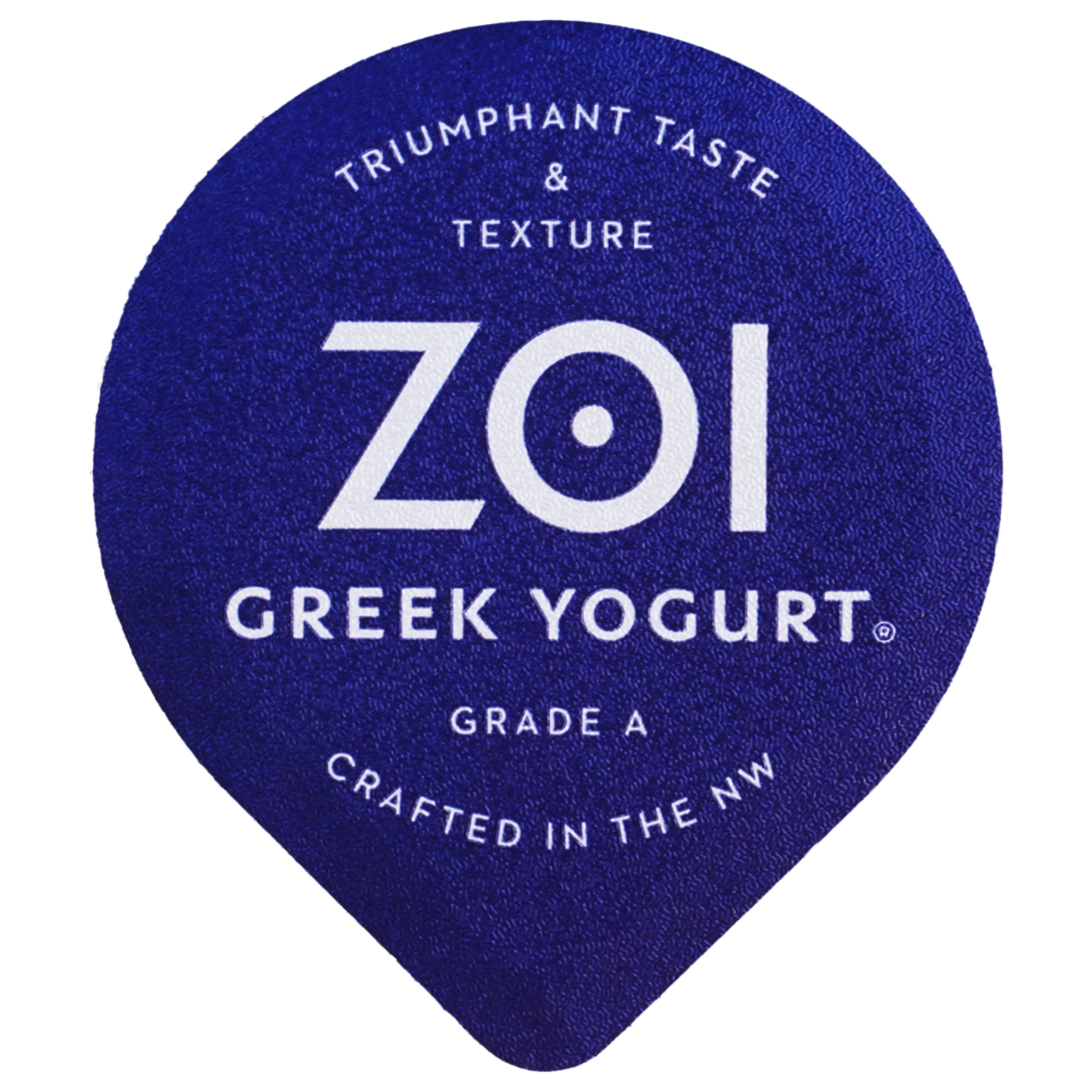 Zoi Greek Blended Raspberry Cream Yogurt, Net WT 6oz