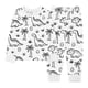 thumbnail image 4 of Conjuntos de blusas y camisas de cuello redondo y manga larga para niños y niñas con estampados de grafitis de interés, camisetas con cuello redondo, pantalones casuales, tops y pantalones para niñas., 4 of 8