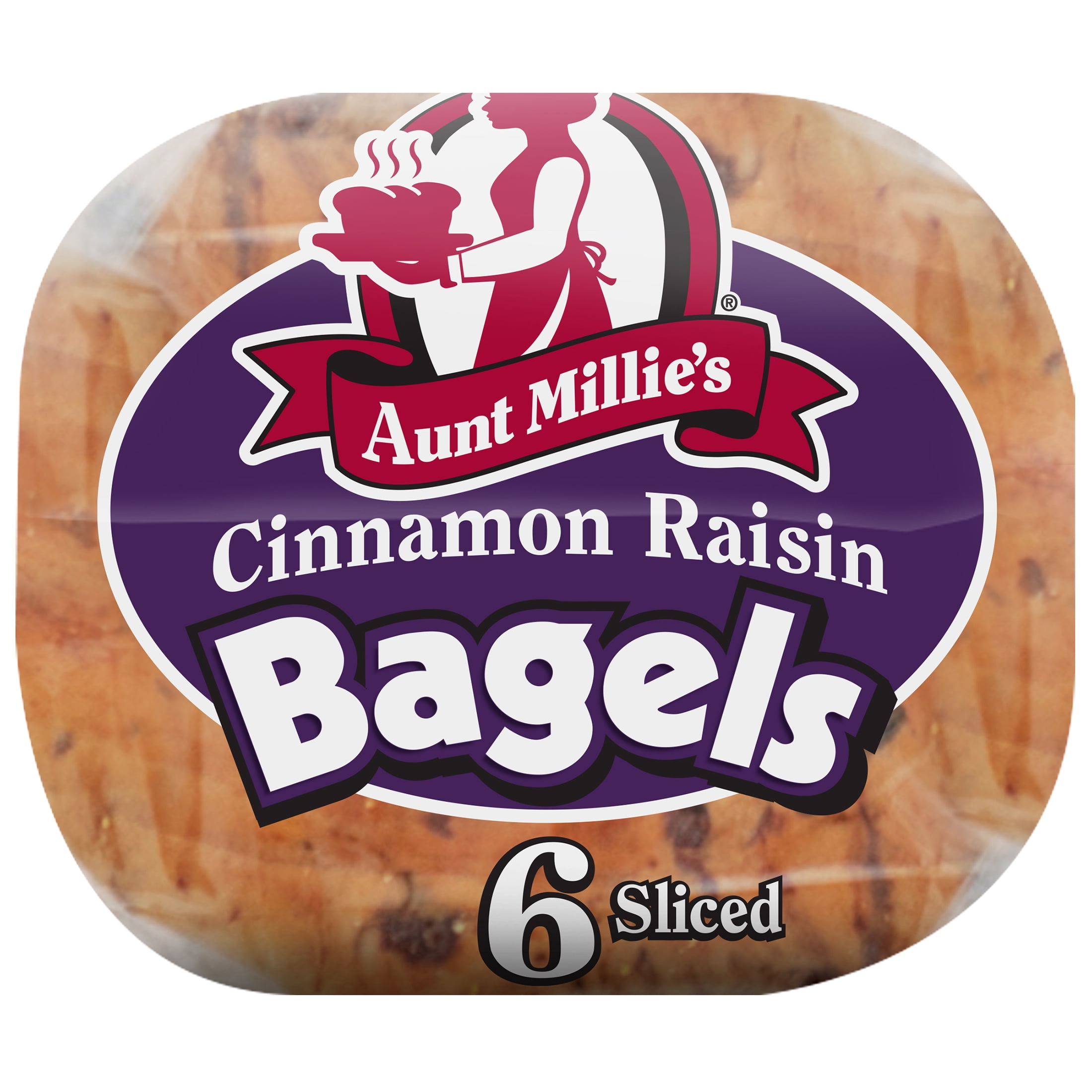 Aunt Millie's Bagels, Cinnamon Raisin, 6 Ct., 20 oz.