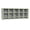 Gray/Key Lime, variant on 10 Section Wall Mount Coat Locker - without Trays - Navy